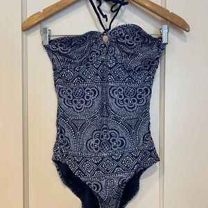 Old Navy Blue and White Swimsuit